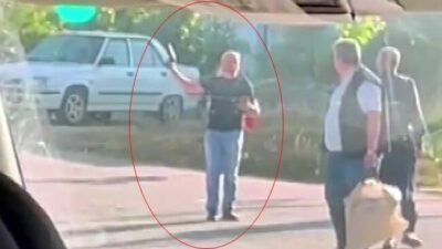 Adana’da, iddiaya göre elinde tabanca bulunduran bir kişinin çevreye rastgele