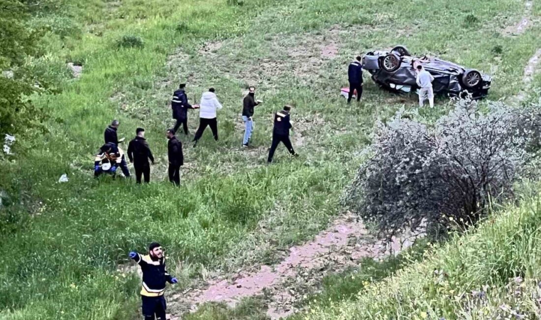Adıyaman ilinde meydana gelen bir trafik kazasında bir aracın kontrolden