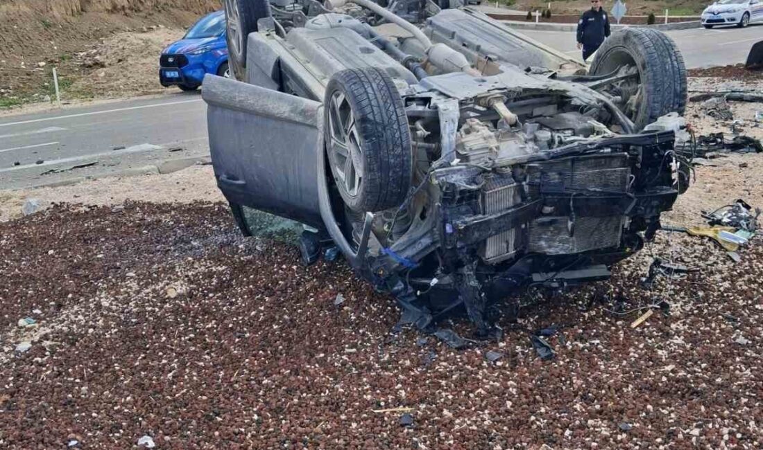 Aksaray’da yaşanan bir trafik kazasında, iki aracın çarpışması sonucunda 1