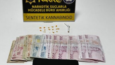 Konya’nın Akşehir ilçesinde polis ekipleri tarafından gerçekleştirilen bir uyuşturucu operasyonunda