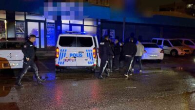 Adıyaman’da, polis ekipleri, Yeni Mahalle Karapınar Caddesi’nde alacak verecek meselesi