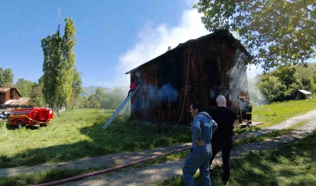 Mudurnu ilçesine bağlı Bulanık köyünde, Habip Çahan’a ait iki katlı