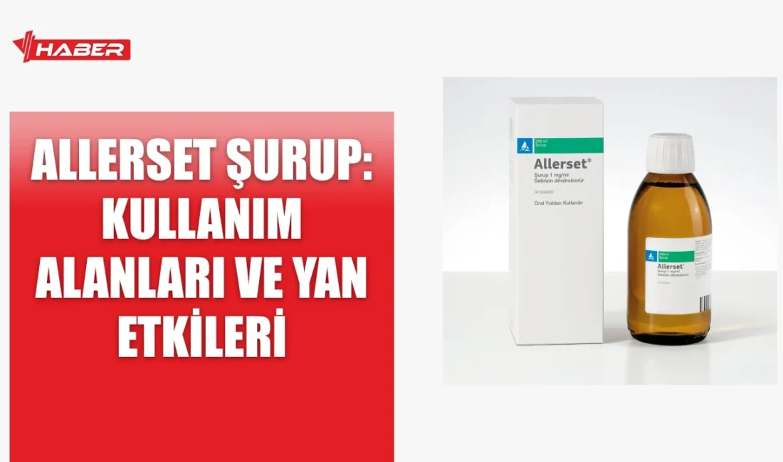 Allerset Şurup, alerjik rahatsızlıkların tedavisinde kullanılan bir antihistaminik ilaçtır; burun
