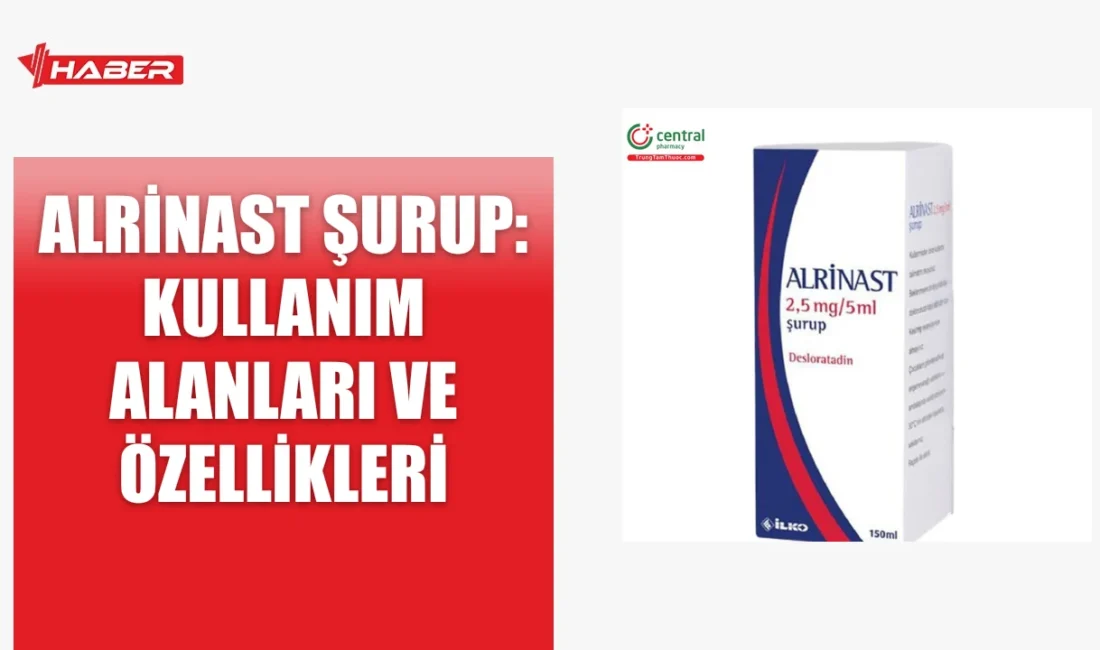 Alrinast Şurup, alerjik nezle ve ürtiker tedavisinde kullanılan uyku yapmayan