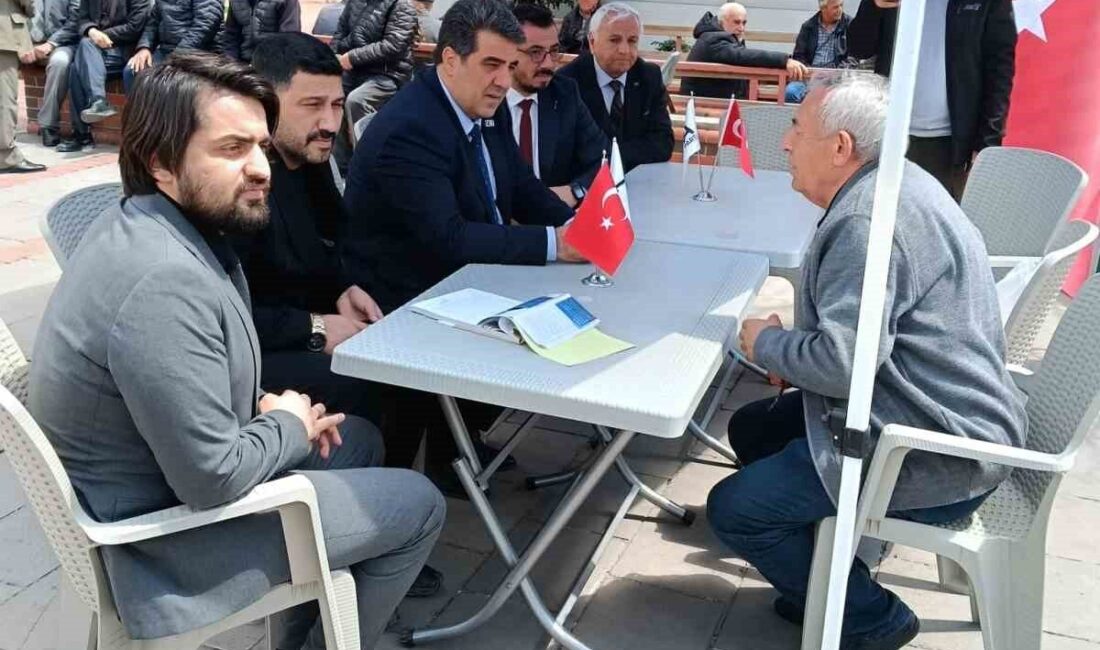 Kırşehir’de Anahtar Parti il teşkilatı, Akpınar ve Kaman ilçelerinde esnaf