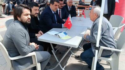 Kırşehir’de Anahtar Parti il teşkilatı, Akpınar ve Kaman ilçelerinde esnaf