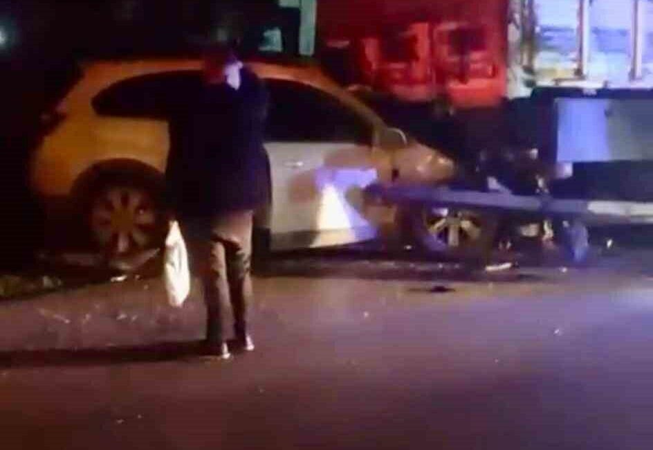 Ankara’nın Polatlı ilçesinde meydana gelen bir trafik kazasında, bir tırın