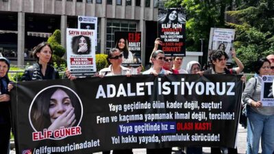 Ankara’da, yaya geçidinden yolun karşısına geçerken bir otomobilin çarpması sonucu