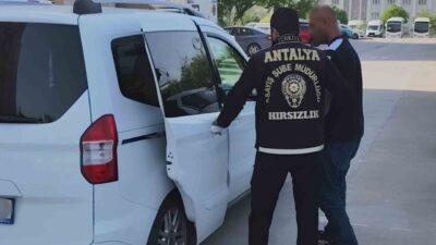 Antalya’da, evden ve açıktan hırsızlık olaylarına karıştığı belirlenen şüpheli, yaklaşık