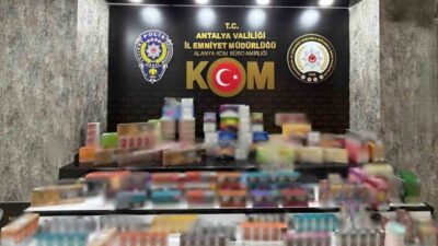 Antalya’da, Kaçakçılık ve Organize Suçlarla Mücadele ekipleri tarafından son bir