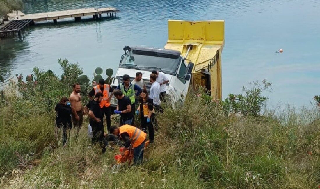 Muğla’nın Bodrum ilçesinde bir inşaat şantiyesinde meydana gelen olayda, hafriyat