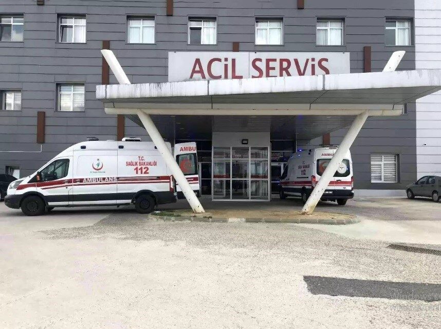 Tekirdağ’ın Muratlı ilçesinde arıların saldırısına maruz kalan yaşlı çift hastaneye