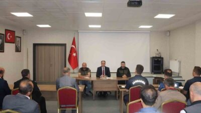 Aslanapa ilçesinde orman yangınlarının önlenmesi ve mücadele yöntemlerinin ele alındığı