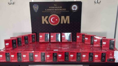 Aydın’ın Efeler ilçesinde, polis ekipleri tarafından gerçekleştirilen operasyonda, IMEI numarası