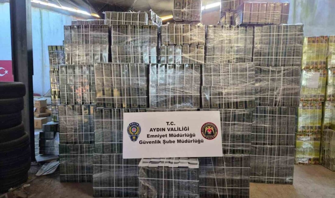 Aydın ilinde sahtecilikle mücadele kapsamında Sultanhisar ilçesinde düzenlenen operasyonda yaklaşık