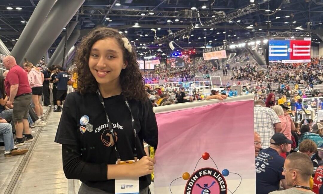 Aydın Fen Lisesi öğrencisi Sevgi Özçetin, Fırst Robotics Competition’da “Leadership