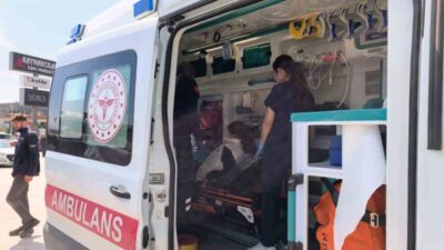 Bursa’nın İnegöl ilçesinde yaşanan trafik kazasında bir minibüs ile çarpışan