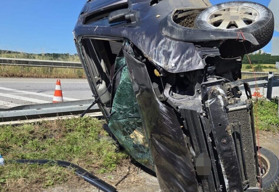 Samsun’un Bafra ilçesinde meydana gelen trafik kazasında bir hafif ticari