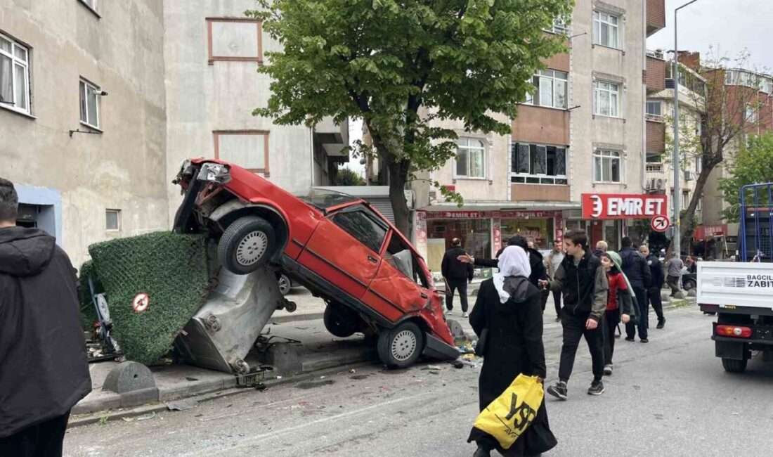 İstanbul’un Bağcılar ilçesinde freni boşalan bir kamyon, park halindeki 6