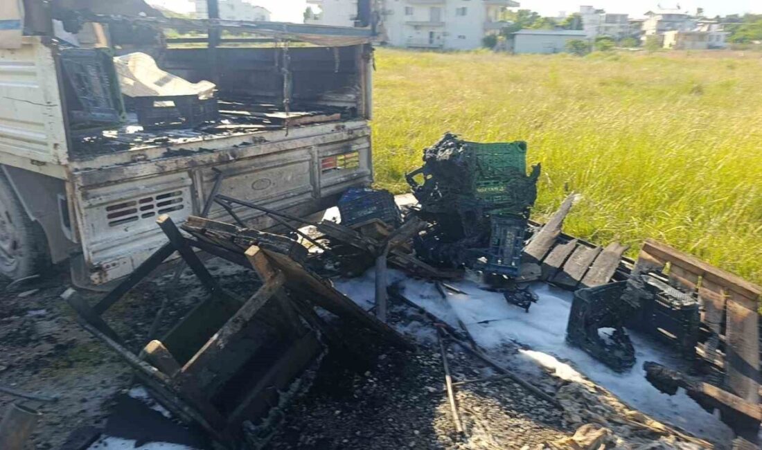 Manavgat’ta Bahçe İçinde Çıkan Yangın Söndürüldü Antalya’nın Manavgat ilçesinde, bir