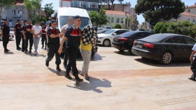 Aydın’da, Jandarma ekipleri tarafından gerçekleştirilen yasadışı bahis operasyonu sonucunda yakalanan