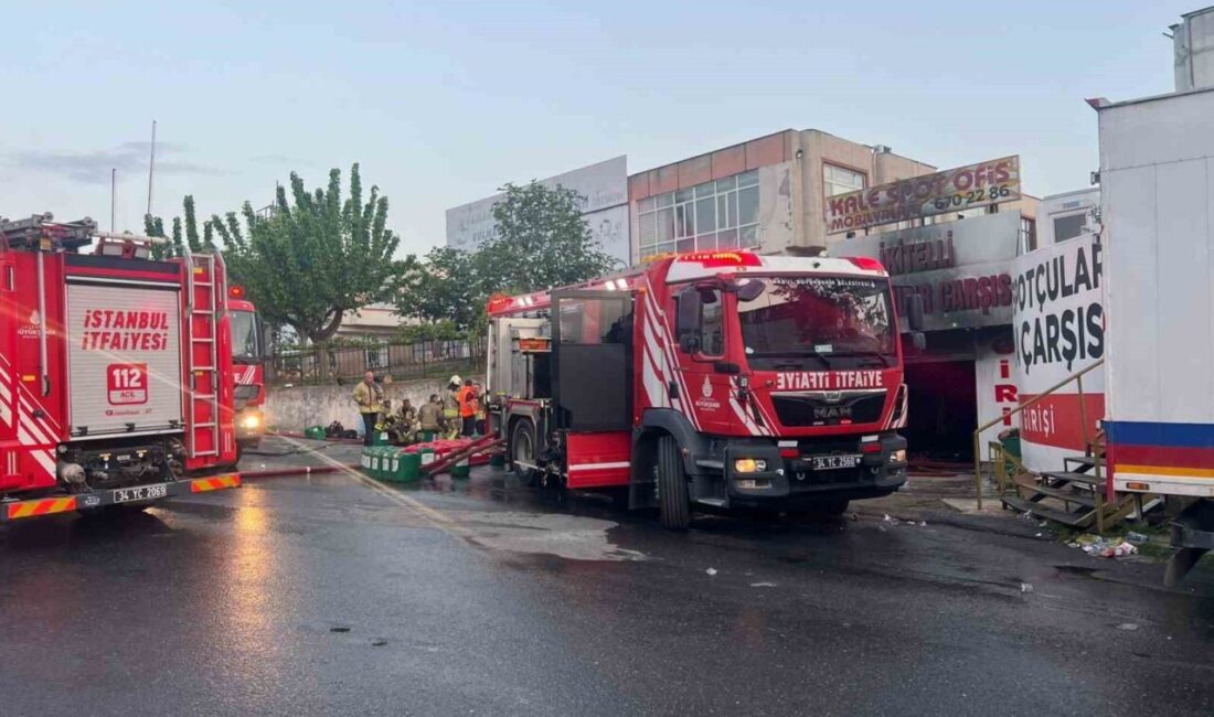 Başakşehir’de dün akşam parfüm imalatı tesisinde meydana gelen yangın, tesisin