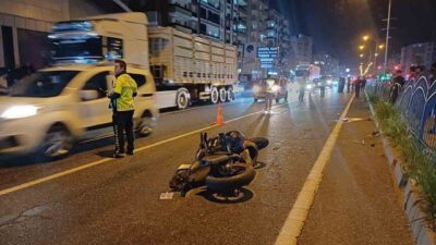 Batman ilinde motosikletin yayaya çarpması sonucu gerçekleşen trafik kazasında 2