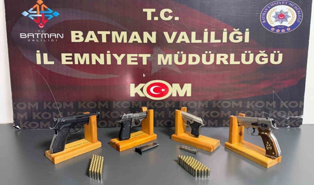 Batman’da, Kaçakçılık ve Organize Suçlarla Mücadele ile Asayiş Şube Müdürlüğü