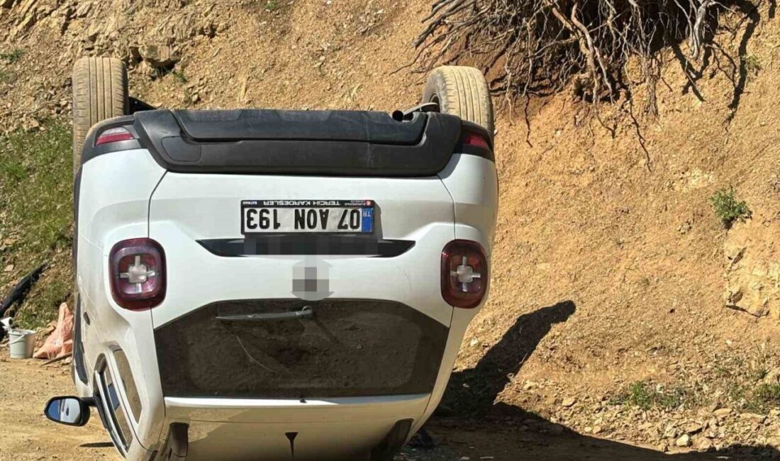 Sason ilçesinde, pancar toplamak için yola çıkan dört kişiyi taşıyan