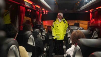 Bayburt’ta, vatandaşların bayramı huzur ve güven içinde geçirebilmesi için trafik
