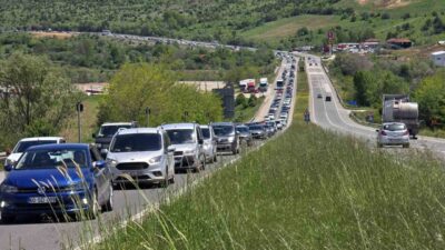 Kurban Bayramı tatilinin sona ermesiyle birlikte Karabük’teki Kemikli Rampaları’nda dönüş