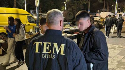 Bitlis Emniyet Müdürlüğü tarafından yürütülen operasyon kapsamında, Tatvan ilçesinde Kurban