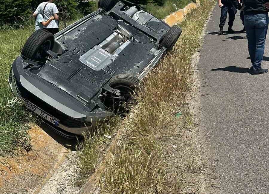 Eskişehir’de meydana gelen trafik kazasında, bir kişi hafif şekilde yaralandı.