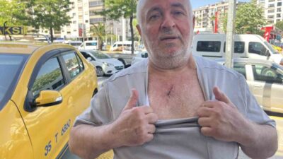 İzmir’in Karabağlar ilçesinde bir taksi şoförü boğazından bıçaklanarak gasp girişimine