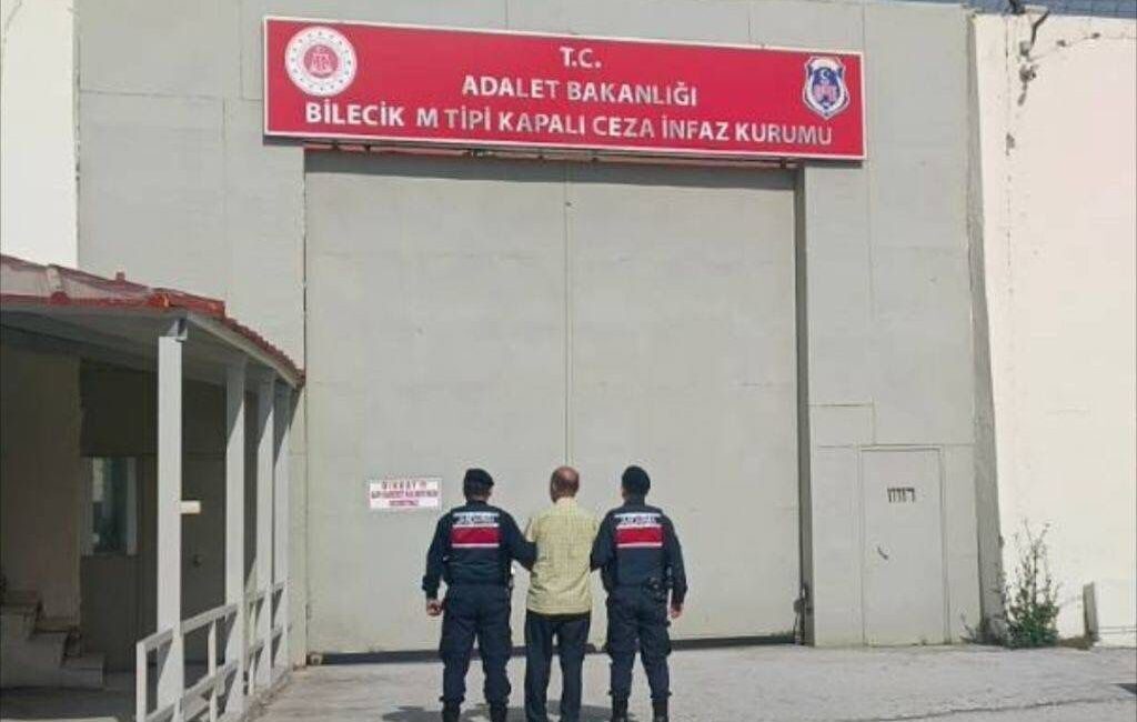 Bilecik’te 3 yıl 6 ay hapis cezası bulunan bir kişi