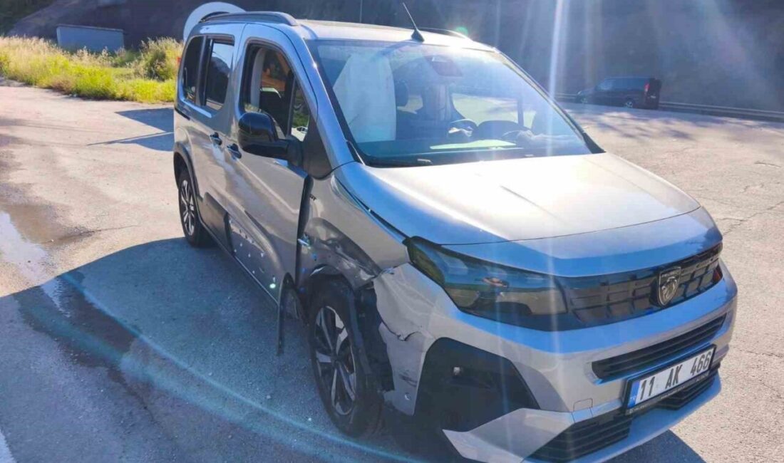 Bilecik’te meydana gelen trafik kazasında, 2 aracın çarpışması sonucunda 4