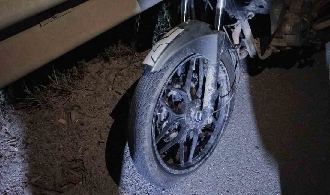 Bilecik’in Osmaneli ilçesinde dün gece meydana gelen bir motosiklet kazasında