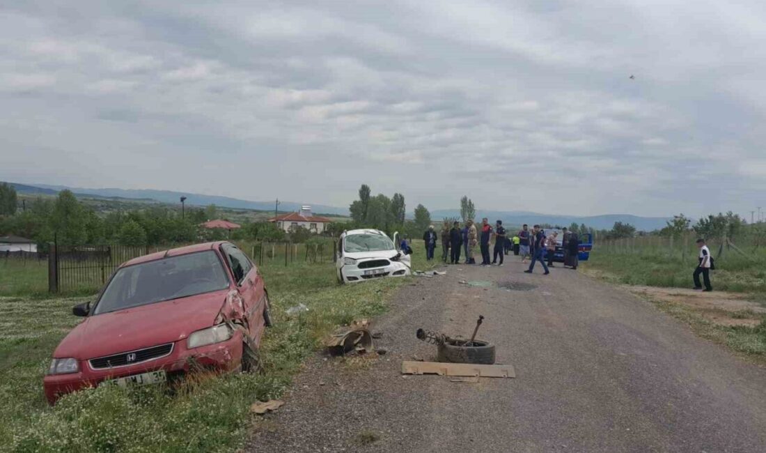 Bingöl’ün Genç ilçesine bağlı Yoldaşan Mahallesi’nde meydana gelen trafik kazasında,
