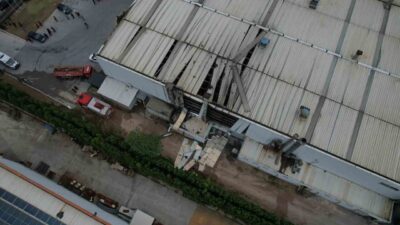 Sakarya’nın Hendek ilçesinde bir buhar kazanında patlama meydana gelmesi sonucu