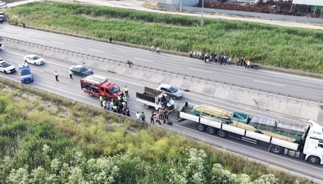 Bir kişinin hayatını kaybettiği bir kaza, Bursa’nın Karacabey ilçesinde meydana