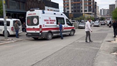 Gaziantep’te cam silerken dengesini kaybederek 8. kattan binanın beton teras