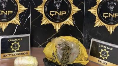 Çanakkale’de Narkotik Suçlarla Mücadele Şube Müdürlüğü’nün operasyonunda, piyasa değeri 51