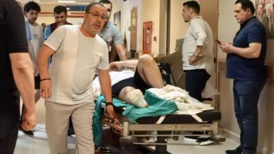 Bursa’nın İnegöl ilçesinde çim biçme makinesiyle çalışırken yaşanan kaza sonucunda