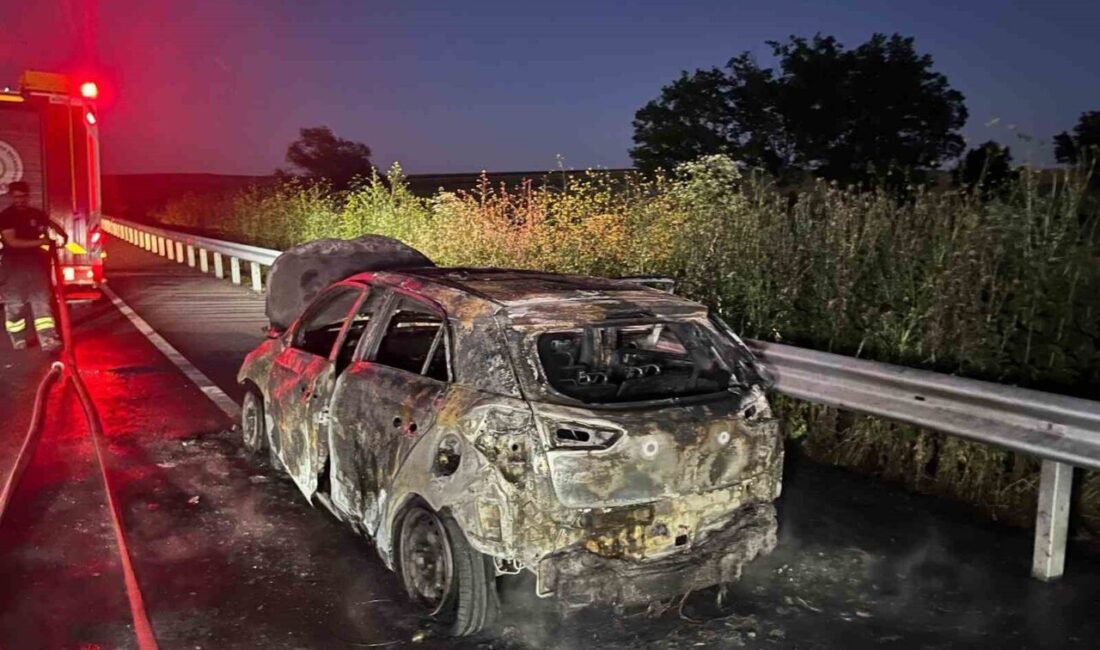 Çorlu ilçesi ile Yenice Mahallesi arasındaki karayolunda seyir halinde olan