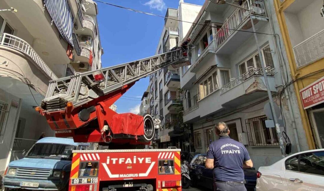 Aydın’ın Efeler ilçesinde bir apartmanda yaşlı bir adam rahatsızlanarak ambulans