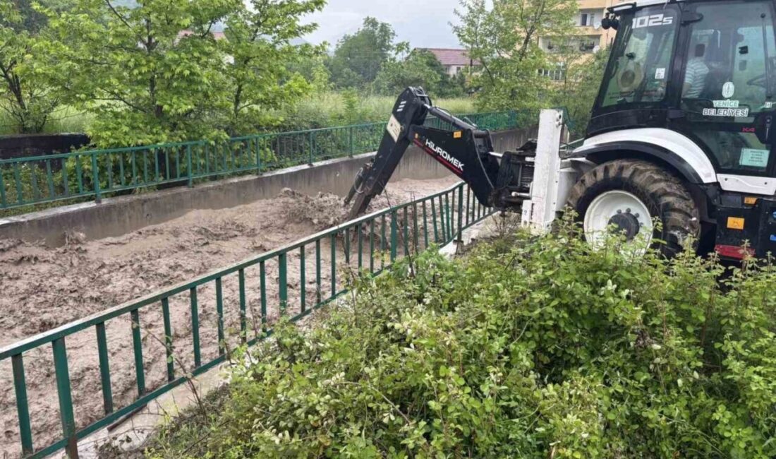 Karabük’ün Yenice ilçesine bağlı Bağbaşı köyünde, Dabazlar Mahallesi’nde şiddetli yağmurların