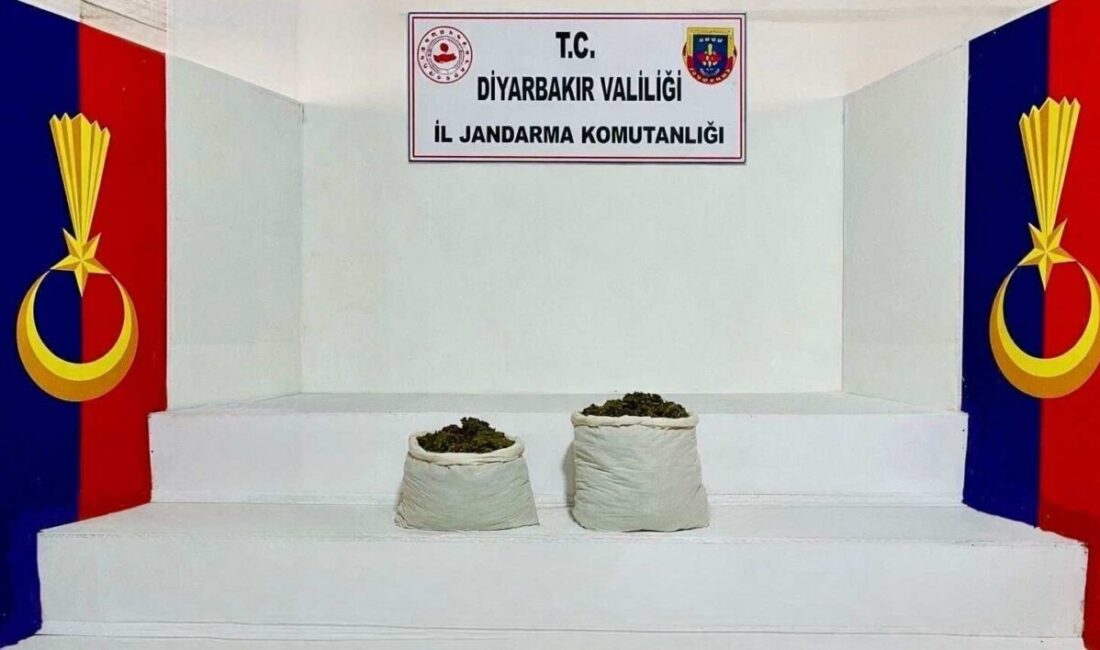 Diyarbakır’da Jandarma tarafından gerçekleştirilen operasyonda 198 kilogram uyuşturucu madde bulundu.