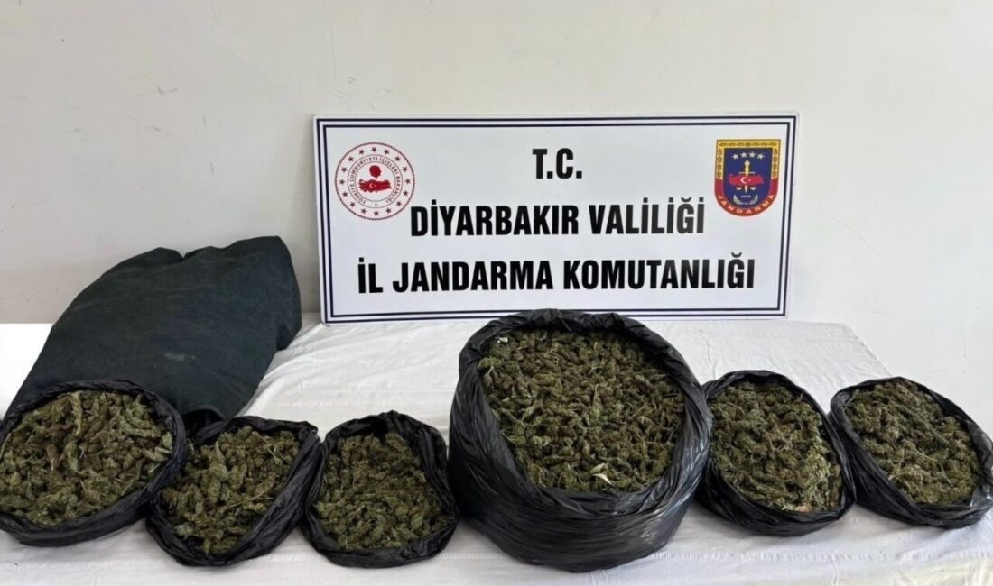Diyarbakır’da Jandarma ekipleri tarafından gerçekleştirilen operasyonlarda, 20 kilogram skunk maddesi
