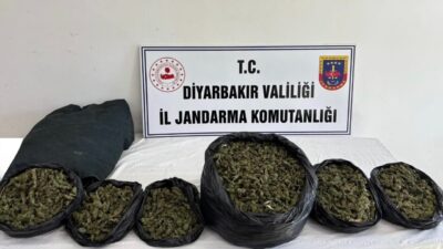 Diyarbakır’da Jandarma ekipleri tarafından gerçekleştirilen operasyonlarda, 20 kilogram skunk maddesi