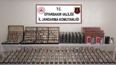 Diyarbakır’da gerçekleştirilen operasyonlarda çok sayıda kaçak eşya bulunurken, 60 şüpheli